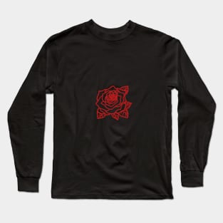 Passionate Petals - Red Rose Blossom Long Sleeve T-Shirt